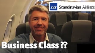 Scandinavian BUSINESS CLASS (I think) on their A320 NEO to London