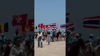 Beach polo 2024|Hua Hin Thailand 🇹🇭 #shortsvideo #travel #thaibeach #thailand #beach #huahin