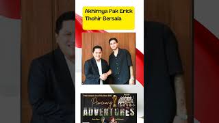 YES, Pak Erick Thohir Bersalaman Dengan Bek Termahal Setelah Mees, Apa Yang Kurang Di Timnas ya?