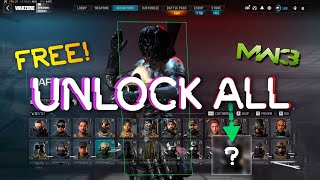 [S6] Warzone 3 FREE  Unlocker | How To UNLOCK ALL For MW3/Warzone on PC/Console (No Ban, 2024)