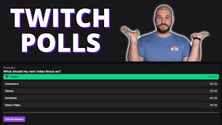 How to set up and use POLLS on TWITCH!