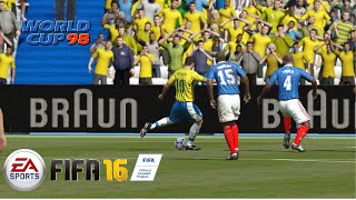 WHAT IF?.... FINAL MUNDIAL 98 | FIFA 16 CLASSIC PATCH