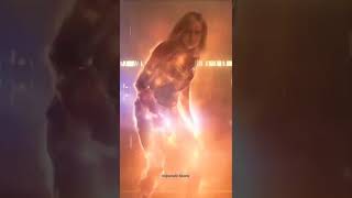 Captain Marvel 😈 Transform WhatsApp status || #marvel #captainmarvel #shorts