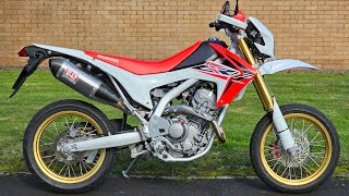 Honda CRF250 Supermoto in Red #crf250 #honda #supermoto #motorcycle