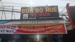 KHAI TRƯƠNG QUÁN BÚN BÒ THỨ I TẠI BÌNH DƯƠNG.