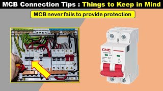 Things to Remember while doing MCB Connection @TheElectricalGuy