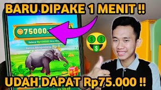 Baru Dipake 1 Menit Langsung Dapat Rp75.000!!, Aplikasi Penghasil Saldo Dana Tercepat 2024