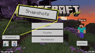 Como obtener Snapshots en Minecraft PE/Bedrock!