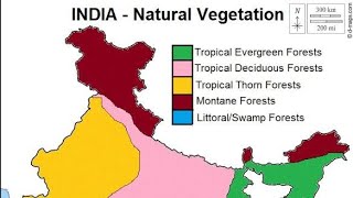 Geography #  Natural vegetation of india by Kamal sir (प्राकतिक बनिस्पत )।