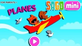 Sago Mini Planes | Саго Мини Самолеты - Развивающий мультик | Children's cartoon game