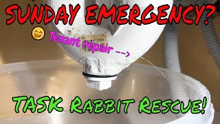 Broken PVC Trap? Task Rabbit 🐇  Fixes Drain with Clean Ream Extreme