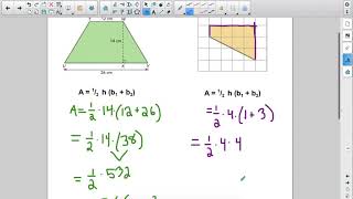 Area of a Trapezoid - 6th Grade