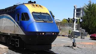 NSW Trainslink Central West XPT (WT27) Passing Through Culya NSW. 24 October 2023