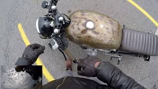 Cafe Racer Moto Vlog - AMAZING SOUNDS! - Plans, etc - Motovlog #2 Get Video Get Video