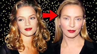 Uma Thurman Then And Now