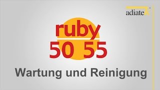 Wartung und Reinigung ruby 50 - 55 - Ozongenerator D