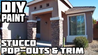 Exterior Trim & Stucco Pop-Outs Painting DIY | Part 2