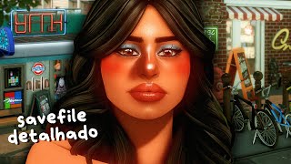 *novo* save file com muitos lotes detalhados e fofos baseados nos anos 80  — the sims 4