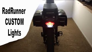 RADRUNNER customizing New Headlights, taillights and Turn-signals!