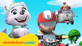 PAW Patrol : La Pat' Patrouille | Le meilleur des sauvetages des filles chiots ! | Nickelodeon Jr.