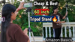 Cheap & Best 60 inch Tripod Stand under 800 | Amazon basics Tripod Stand for YouTubers/Influencers🔥