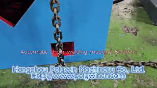 Automatic Chain Welding Machine, everything about making G80 chains