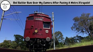 Red Rattler Runs Over My Camera After Passing A Metro X'trapolis