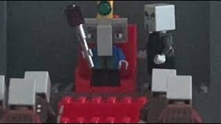 MineCraft dungeons opening scene LEGO stop-motion