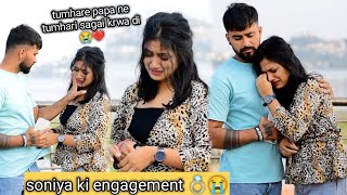 engagement 💍 prank on girlfriend | gone wrong 😭 | veer Samrat vlog