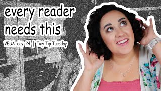 Hands Free Reading Tool | Tiny Tip Tuesday | #booktubeVEDA