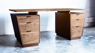 Building A Modern Desk Inspired by Bad Larry | Woodworking