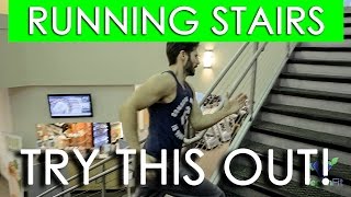 Running Stairs  |  Try This Instead of Stepper Machine  |  Sprinting for Cardio & Leg Workout