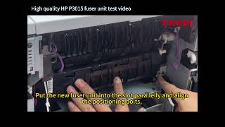 TOHITA Fuer unit HP P3015 test video