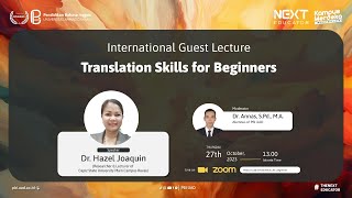 International Guest Lecture | Translation Skills for Beginners