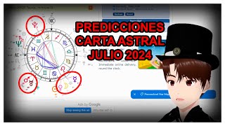 PREDICCIONES CARTA ASTRAL MES DE JULIO DE 2024  ∴GADU∴