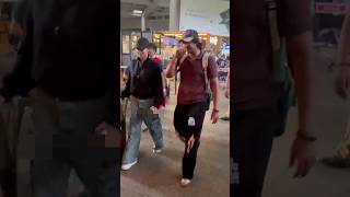 Malaika Arora apne bete Arhaan Khan ke sath Mumbai airport mai ayin najar👫🛬 #malaikaarora #shorts