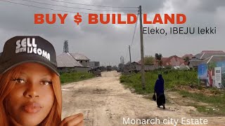 Affordable Residential plot for sale at Eleko Ibeju-lekki.