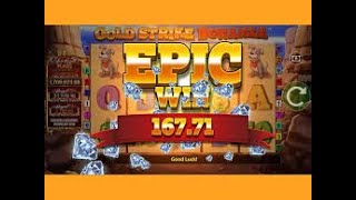 Massive win on Gold Strike Bonanza Fortune Play™  Sunday 7th Aug #slots      👏👍👌🤙