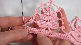 How to Crochet Complex Stitch/SUPER Crochet Border/Edge or Trim