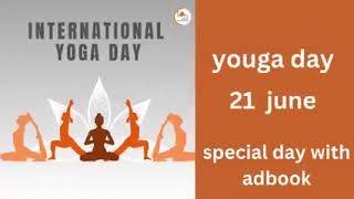 21 June INTERNATIONAL YOUGA DAY