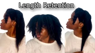 My hair no longer breaks. Length retention #naturalhair #4chair #hair #hairgrowth