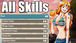 Nami All Skills And Abilities | One Piece Odyssey