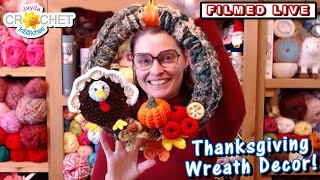 Wreath Decorating Party - Thanksgiving Wreath PART 4 LIVE - Oct. 10, 2024