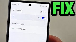 Samsung Galaxy Z Fold 6 Not Showing WiFi networks? SOLVED