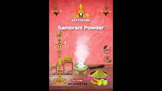 Sambrani Powder with 33 Special Herbal 🌿 Available - 8015958788 #sambrani #viral #trending #silver