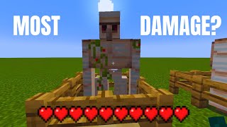 What is the MOST DAMAGE You Can do in MINECRAFT?