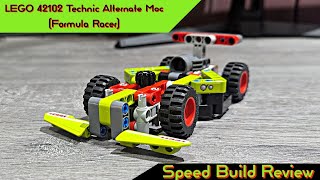 LEGO 42102 Technic Alternate MOC (Formula Racer) - LEGO MOC Speed Build Review