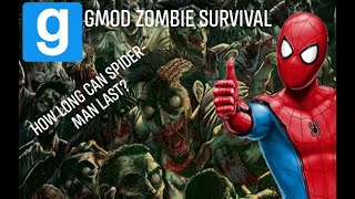 Gmod Zombie Survival- SPIDER MAN TAKES ON THE UNDEAD