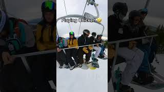 Chicken on the Ski Lift 🤣