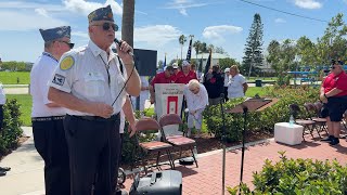 Gold Star Family Monument Unveiling in Sebastian, Florida